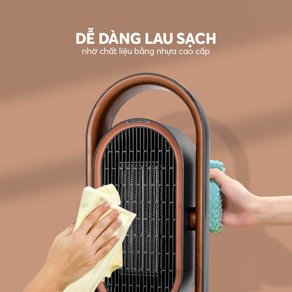 Máy sưởi gốm Elmich CHE 3937 Hàng Chính Hãng