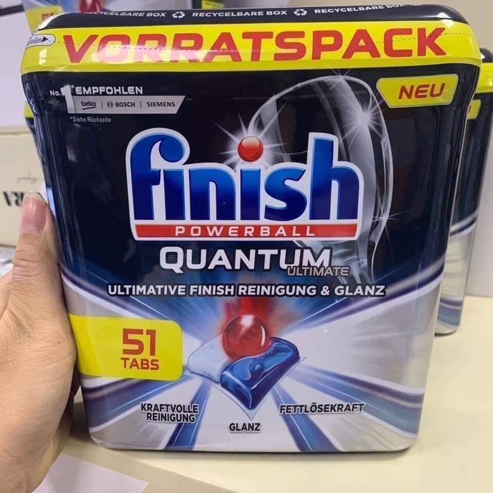 Viên rửa bát Finish Quantum Powerball 60 tabs