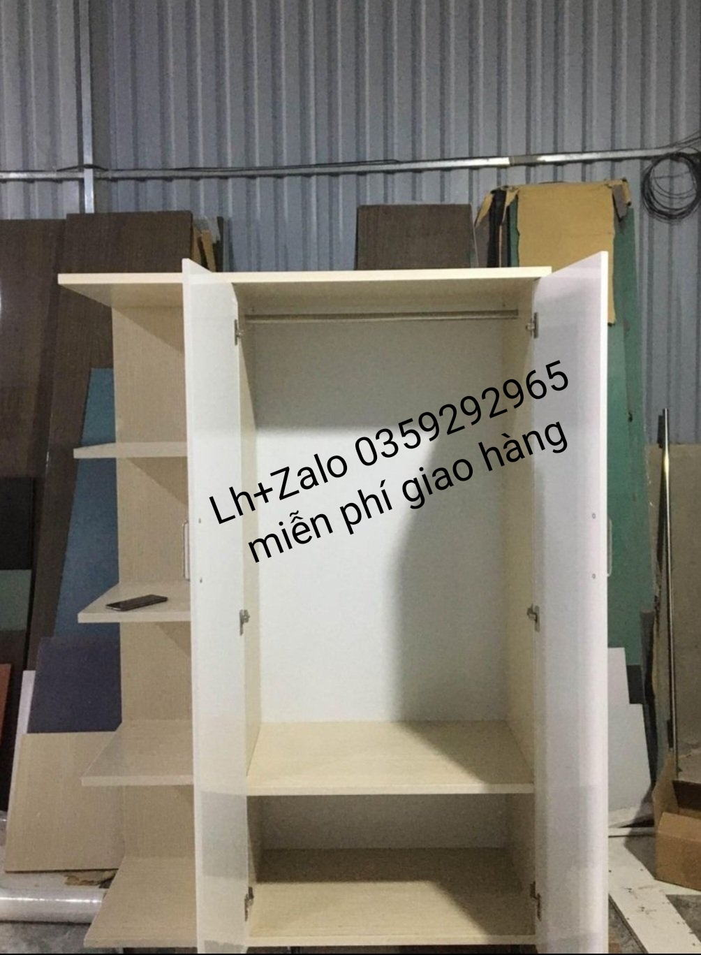 Tủ nhựa đài Loan 2 cánh 1 kệ