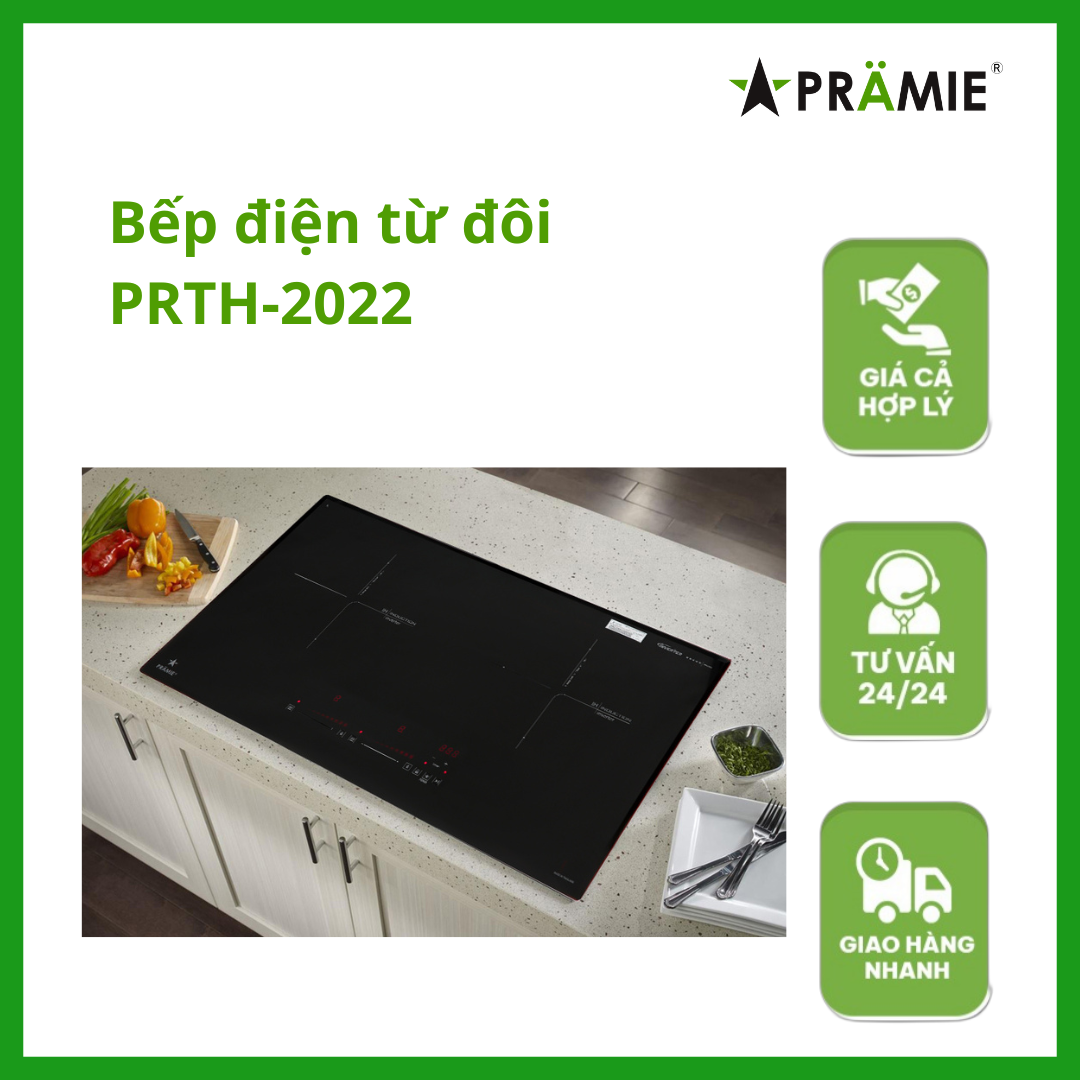 Bếp điện từ đôi Pramie PRTH - 2022_Hai Từ_Hàng nhập khẩu Thái Lan