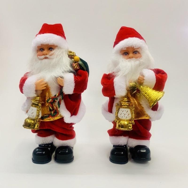 Ông già noel chạy bin nhạc hát cao 30cm
