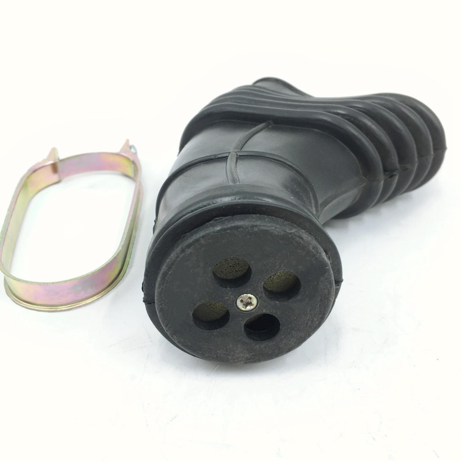 Air Filter Intake Boot Belt Cover Replace Parts with Clamp cover for 150cc 250cc Go Kart, Made of high quality Rubber material, durable to use