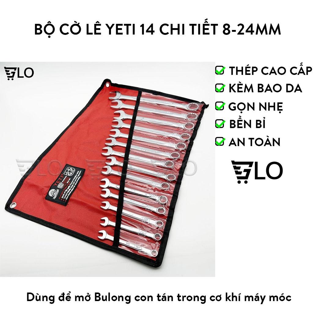 Bộ Cờ Lê Yeti 14 Chi Tiết 8-24mm