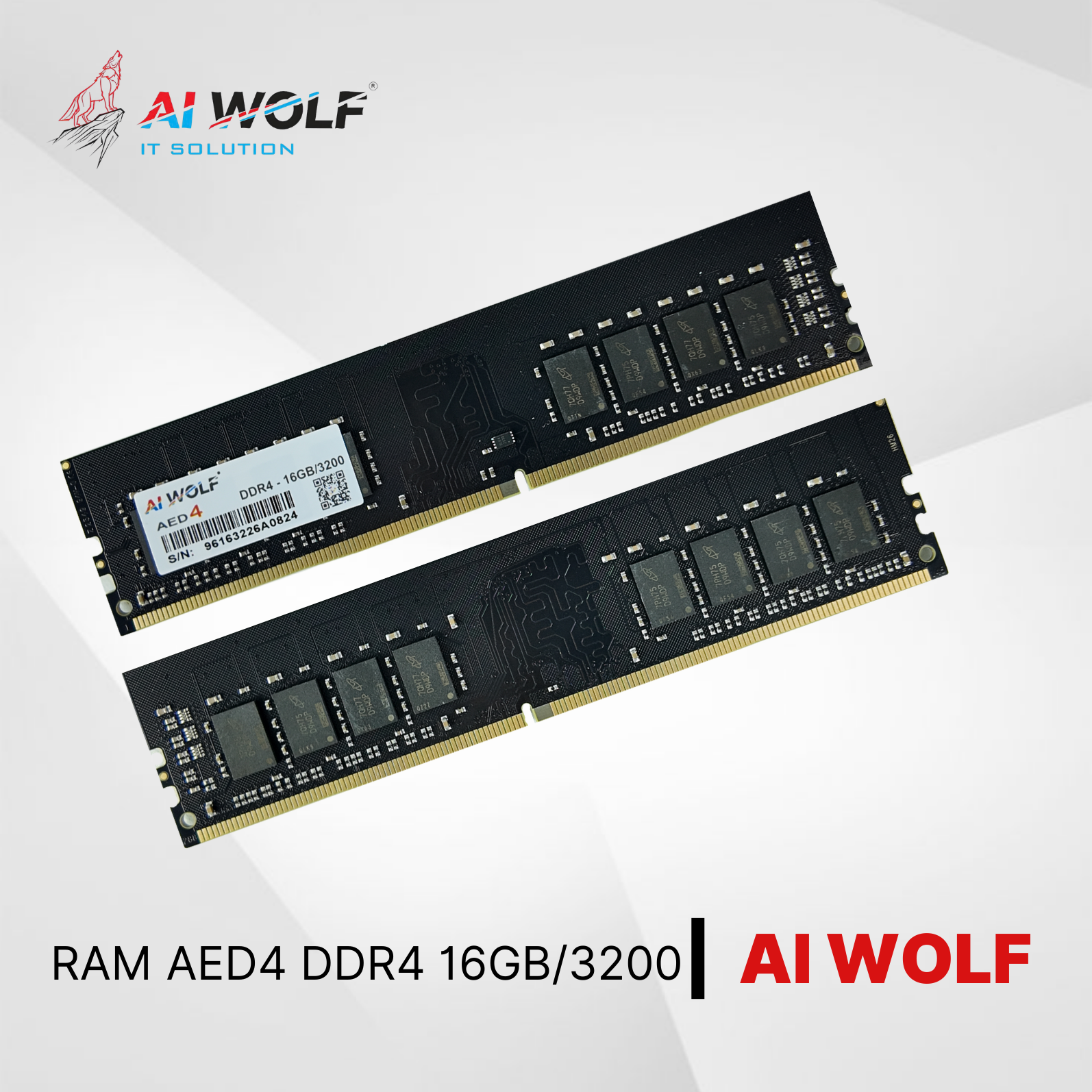 Bộ nhớ RAM PC AIWOLF AED4 DDR4 16GB/3200 – Hàng Chính Hãng