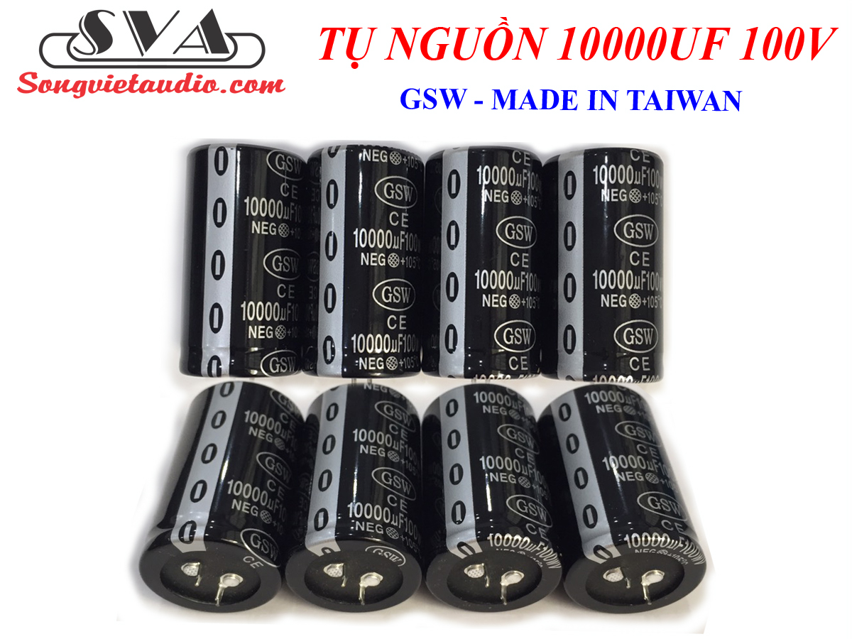 TỤ 100V 10000uF  - 1 TỤGSW