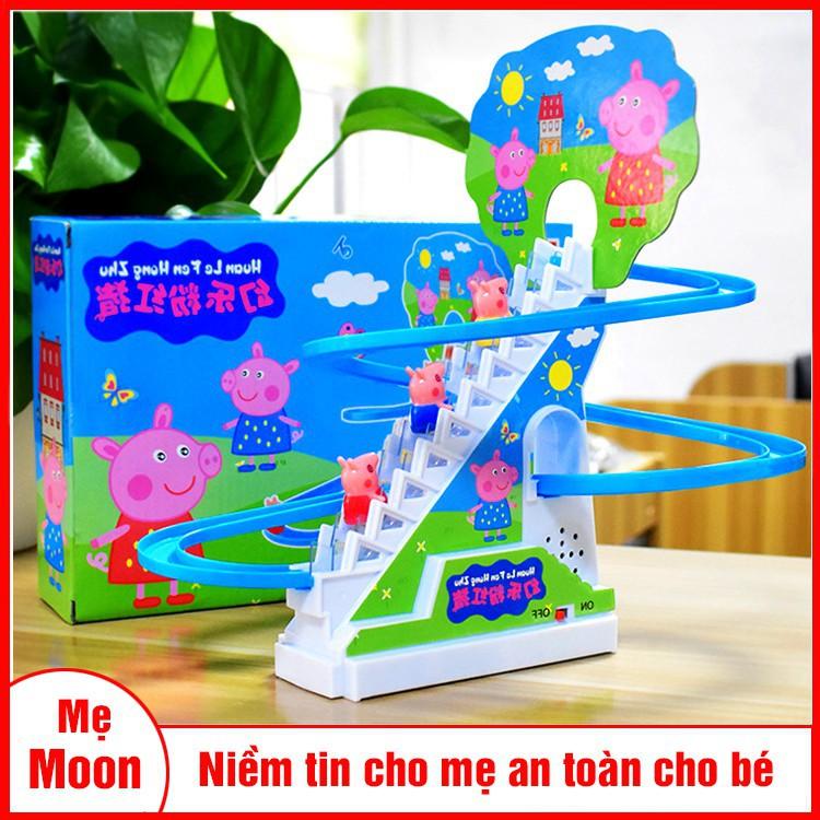 Đồ chơi heo peppa leo thang nhạc đèn