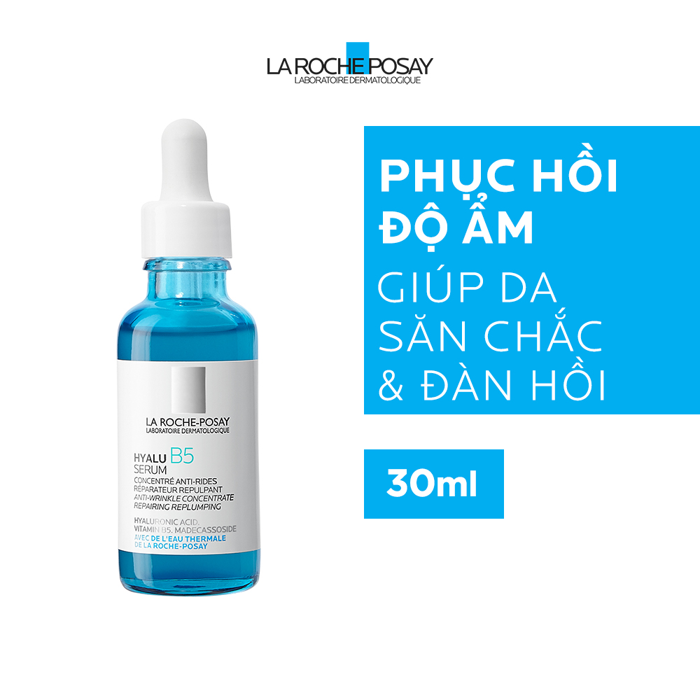 Bộ dưỡng chất chuyên sâu giúp hỗ trợ quá trình tái tạo da La Roche-Posay Hyalu B5 Serum