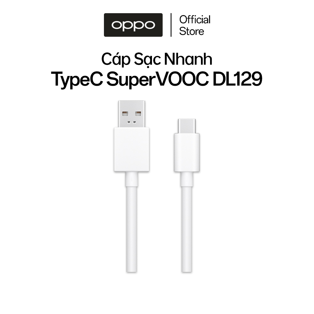 Hình ảnh Cáp Sạc Nhanh Type C SuperVOOC DL129 - Hàng Chính Hãng