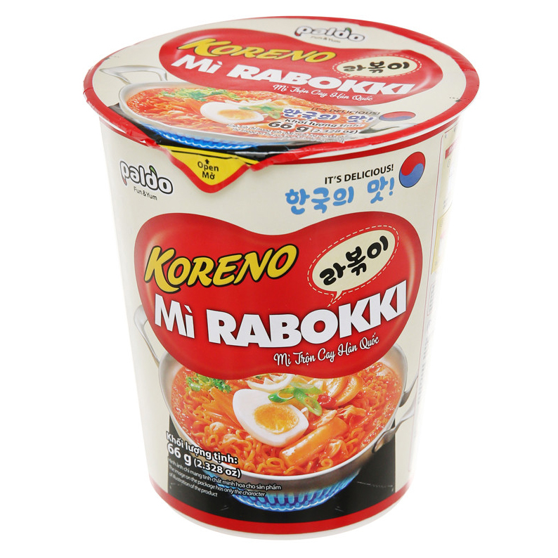 Mì Rabokki Koreno Trộn Cay Hàn Quốc 66g