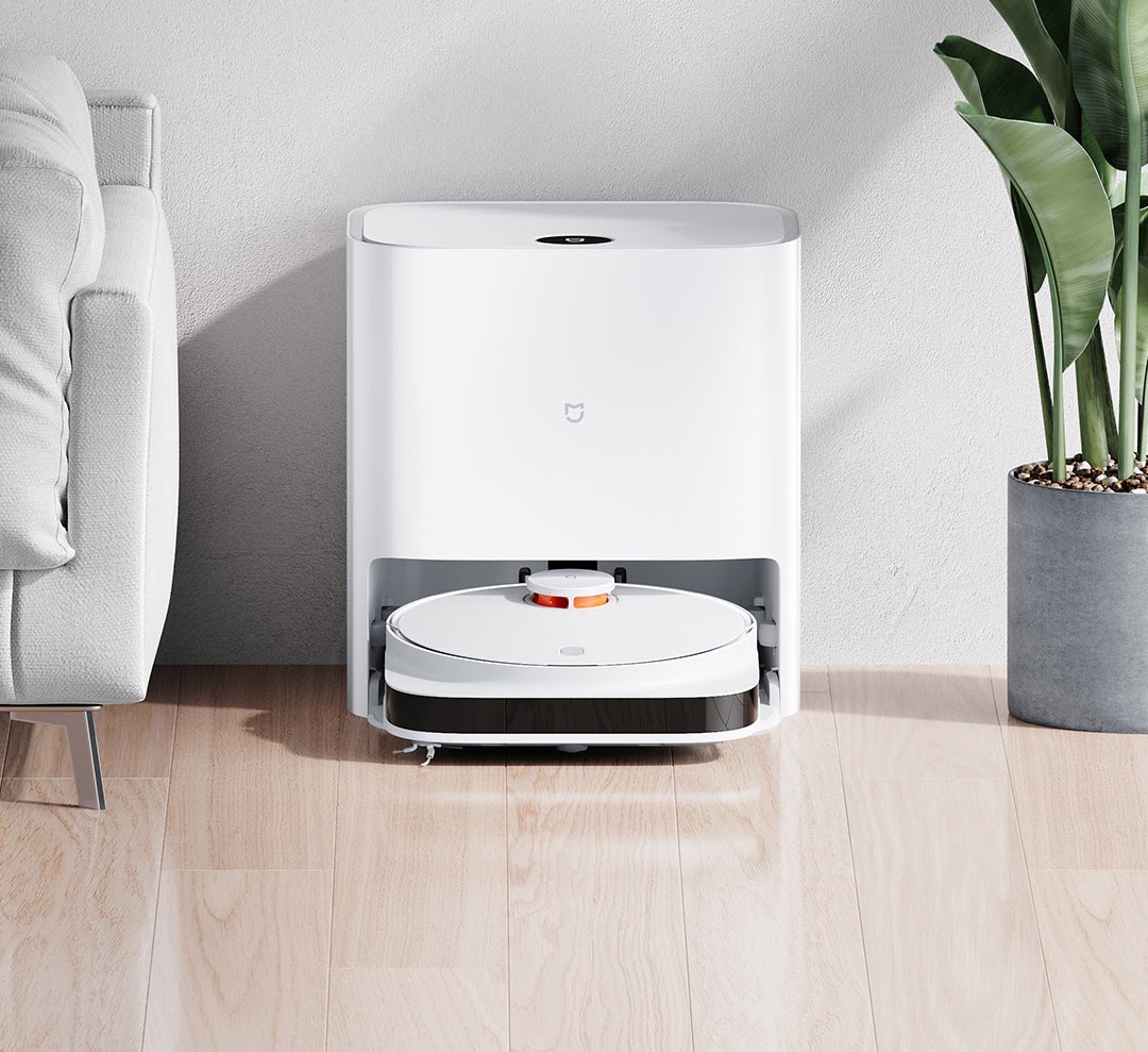 Robot Hút Bụi Lau Nhà Xiaomi Mijia 3C Kết Nối App Mihome Diện Tích Sử Dụng 120m2 Công Suất 45 W - Hàng Nhập Khẩu