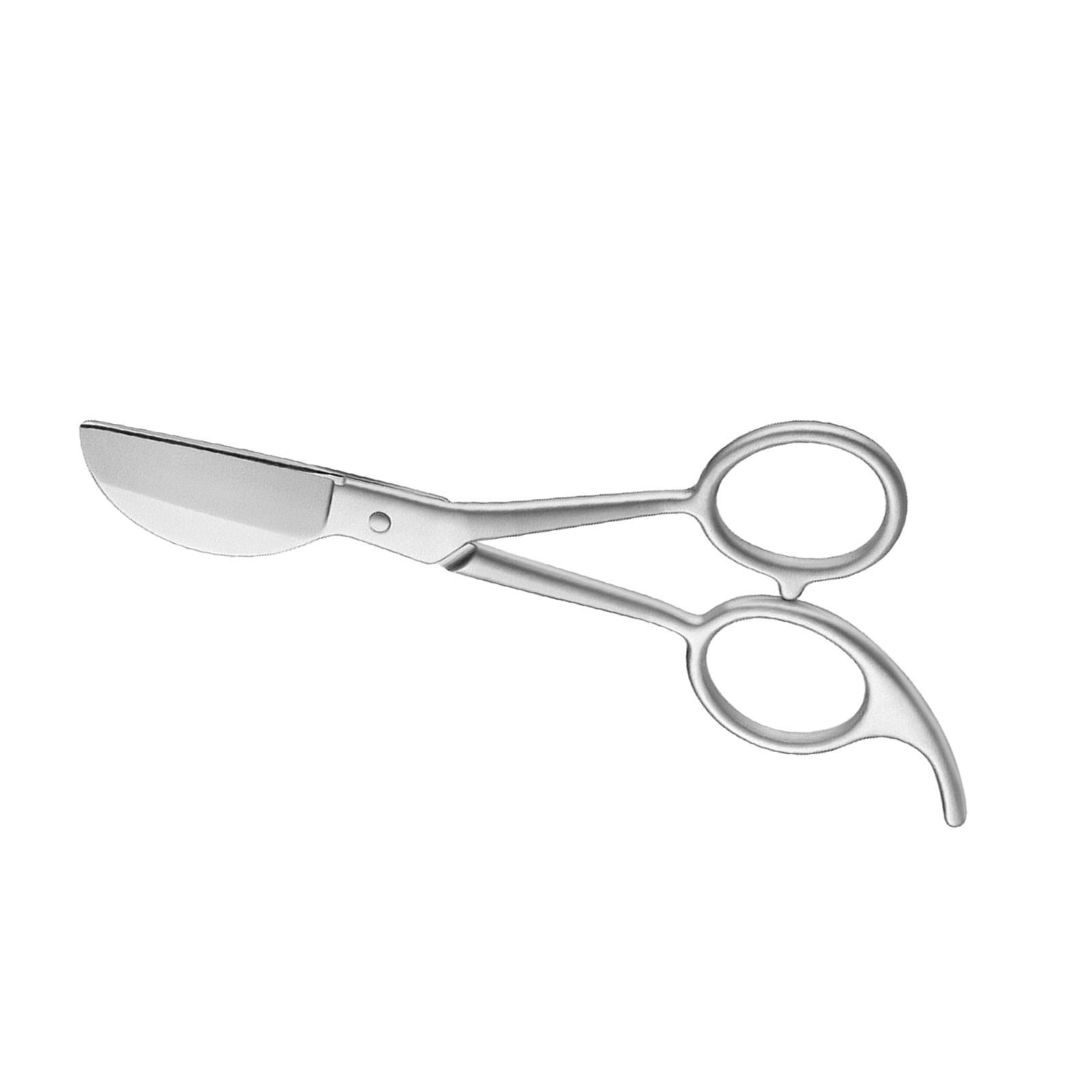 Applique Scissors Duckbill Blade  Portable Straight Handle Miniature Scissors  Blade for Professionals Fabric Sewing Rug Making