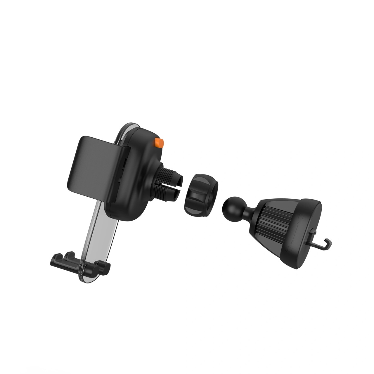 Giá đỡ Wiwu CH008 Car Mount dành cho điện thoại trên ô tô, làm bằng hợp kim nhôm, xoay 360 độ - Hàng chính hãng