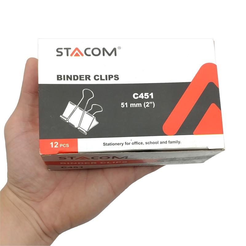 Hộp 12 Kẹp Bướm 51 mm - Stacom C451