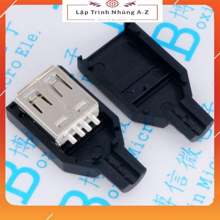 [Lập Trình Nhúng A-Z][G14] Đế Ra Chân Cổng USB Đực - Cái (USB DIP)