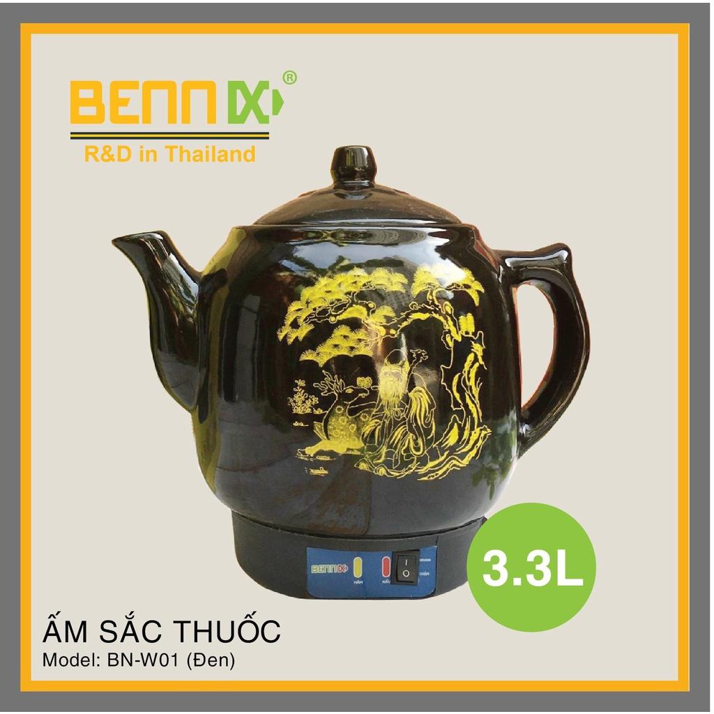 Ấm sắc thuốc điện Bennix 3,3 lít: BN-W01 Hàng chính hãng