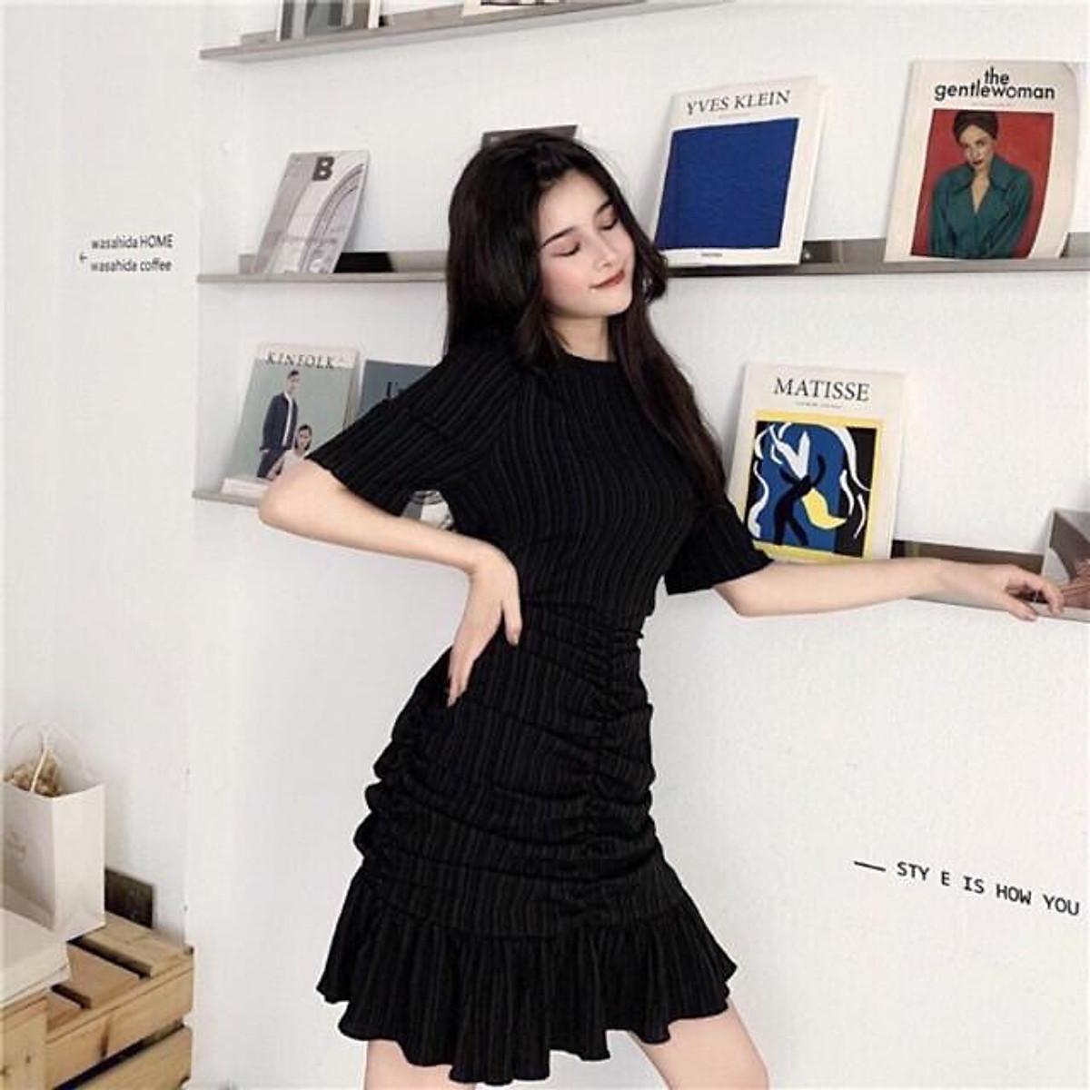 Chân váy nhún hai bên - hình thật