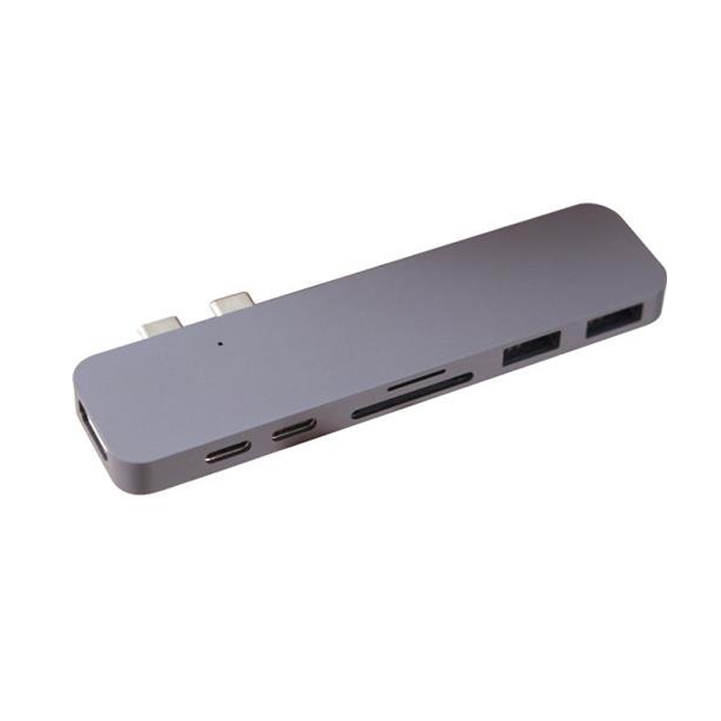 Cổng chuyển Hyperdrive DUAL USB-C Hub cho MacBook Pro 13/15 2016/2017/2018 và MacBook Air 2018