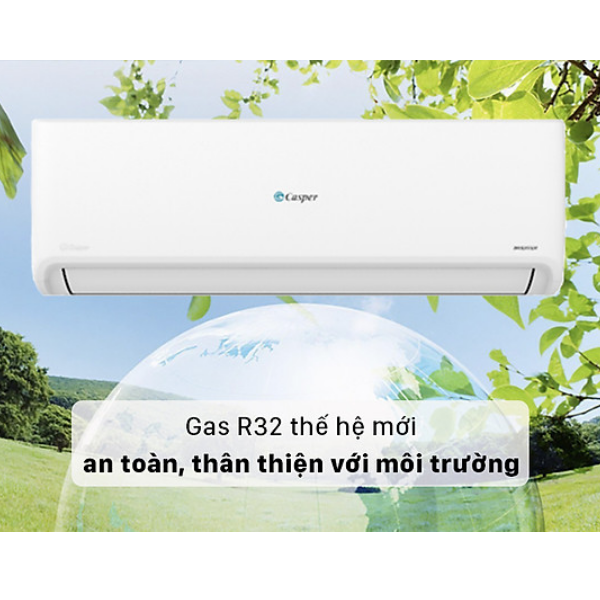 Điều Hòa - Máy Lạnh Casper Inverter 1 chiều 12000BTU GC-12IS32 - Giao toàn quốc - Hàng chính hãng