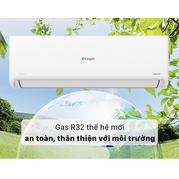 Điều Hòa - Máy Lạnh Casper Inverter 1 chiều 12000BTU (1.5HP) GC-12IS32 - Giao toàn quốc - Hàng chính hãng