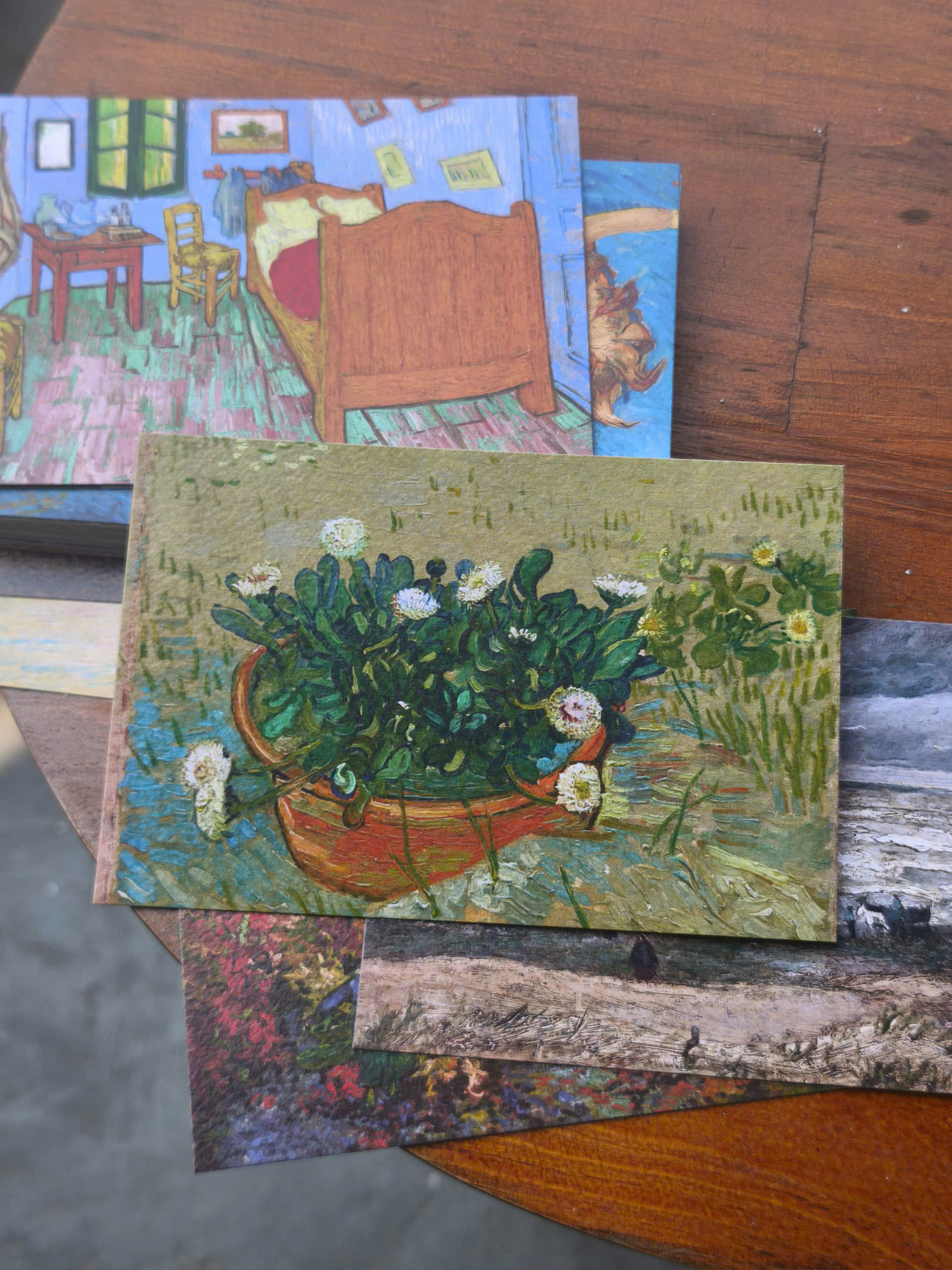 BỘ 100 POSTCARD VAN GOGH – Giấy mỹ thuật 300g cao cấp - Nho Xanh