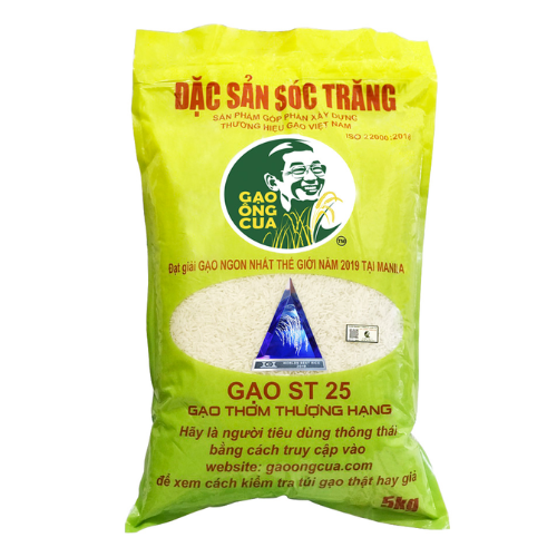 Gạo ST25 Ông Cua Túi 5kg