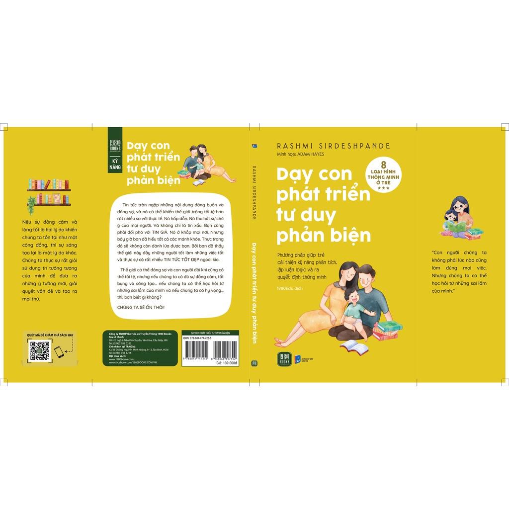 Dạy Con Phát Triển Tư Duy Phản Biện - Bản Quyền