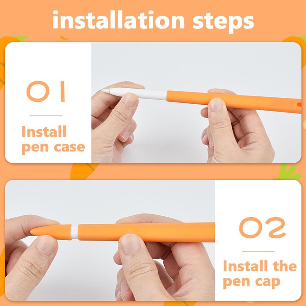 Vỏ bọc silicon bảo vệ bút cảm ứng táo Pencil 1 và Pencil 2-Macos loại 1