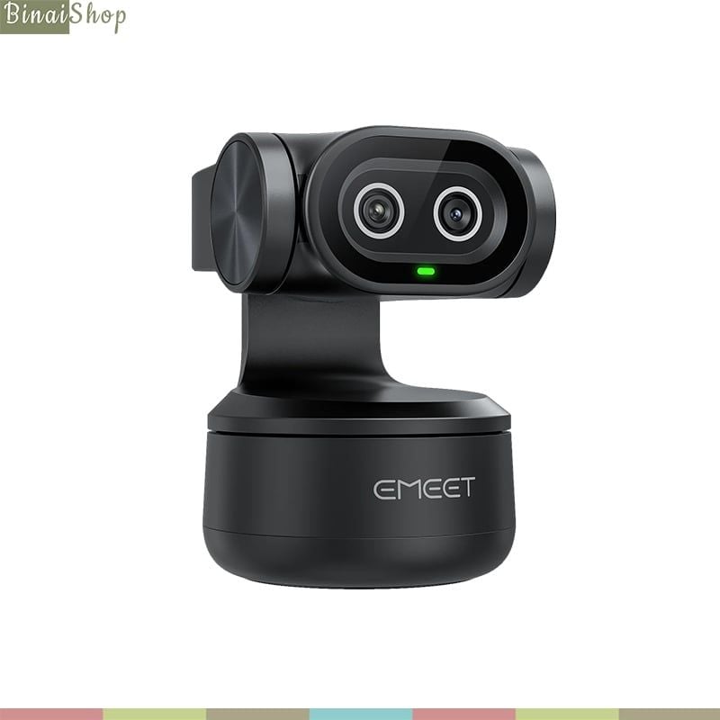 EMEET PIXY - Webcam Kép Theo Dõi AI 4K, Sử Dụng Cảm Biến Sony, 3 Micro Lọc Ồn Dành Cho Dạy Học, Họp Online, Livestream, Tiktok - Hàng Chính Hãng