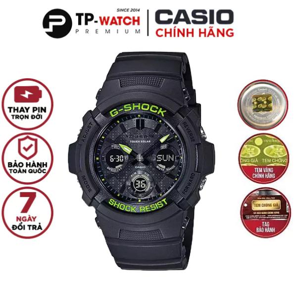 Đồng Hồ Nam Dây Nhựa Casio G-Shock AWR-M100SDC-1ADR Năng Lượng Mặt Trời | AWR-M100SDC-1A