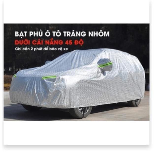 Bạt phủ tre xe oto tráng nhôm bạc cao cấp