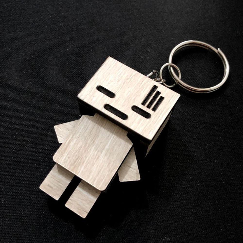 Móc khóa Danbo người gỗ siêu dễ thương