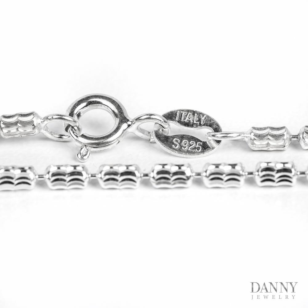 Dây chuyền Nữ Bạc 925 Danny Jewelry Xi Bạch Kim AI0Y0047