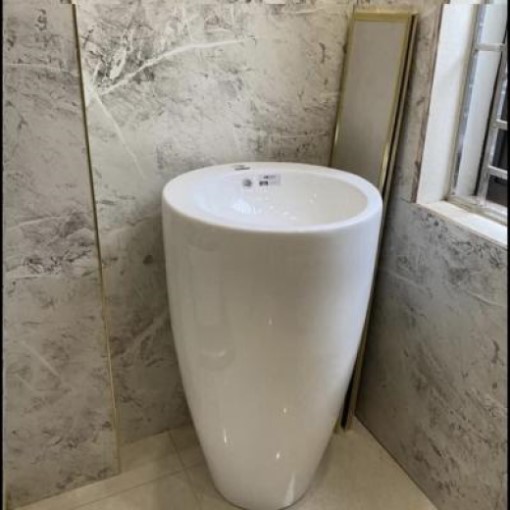 CHẬU LAVABO TRỤ TRÒN LIỀN KHỐI GROVES GRL2805