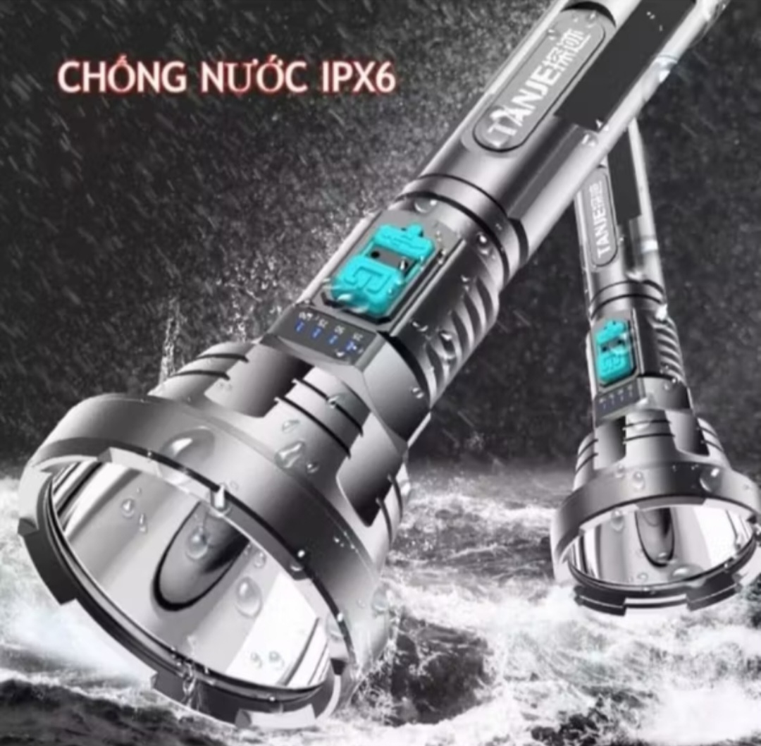 SIÊU ĐÈN PIN CHIẾU SÁNG 3 CHẾ ĐỘ SIÊU SÁNG SIÊU TO