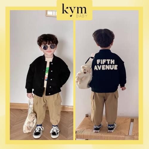 FORM ĐẶC BIỆT XEM KỸ BẢNG SIZE] [Form Nhỏ] Áo khoác bomber dài tay Fifth Avenue cho bé A450