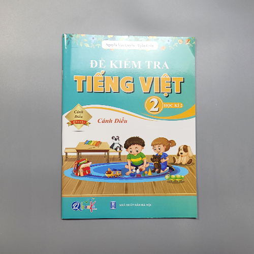 Bộ sách Bài tập tuần và Đề kiểm tra Toán, Tiếng Việt Lớp 2 kỳ 2 Cánh Diều. Qbooks