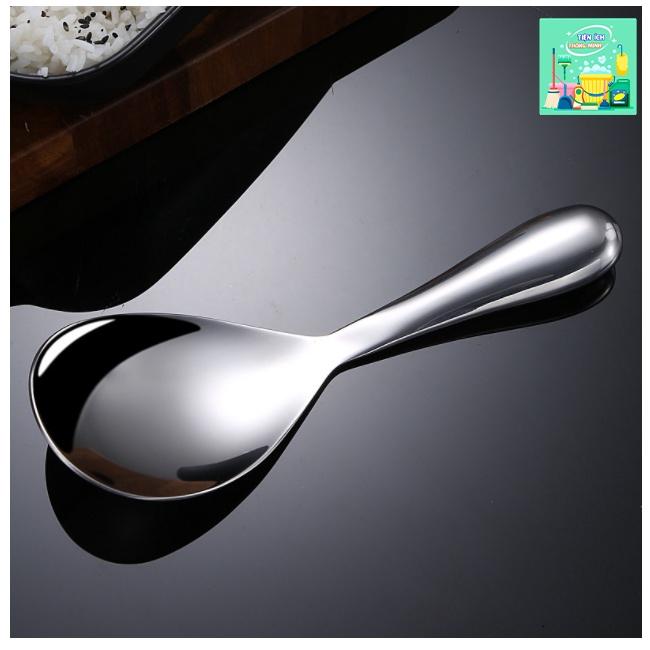 Thìa ăn cơm, muôi xới cơm chống dính. Muỗng inox cao cấp - TT1212