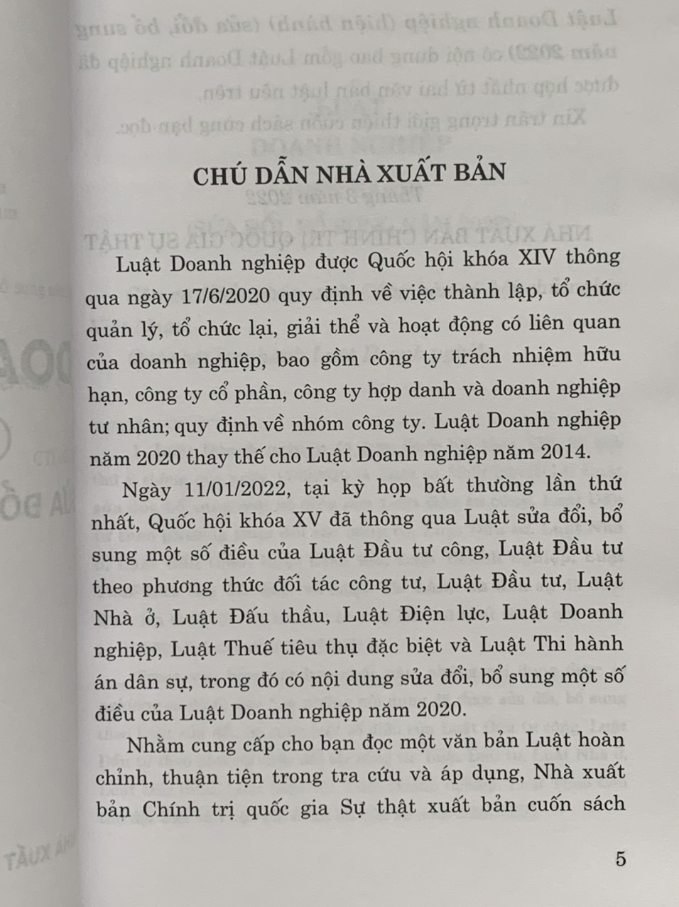 Luật Doanh Nghiệp (Hiện Hành)