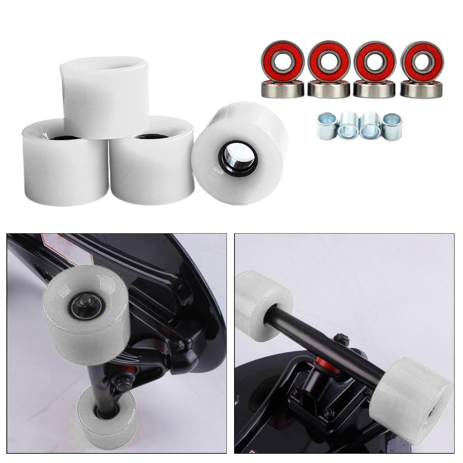 4Pcs Roller Skate Wheel Skateboard  Rollerskate Wheels Blue