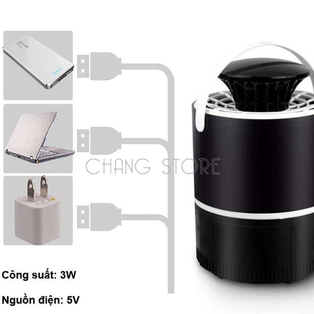 Đèn Bắt Muỗi Thông Minh Hình Trụ Cổng USB