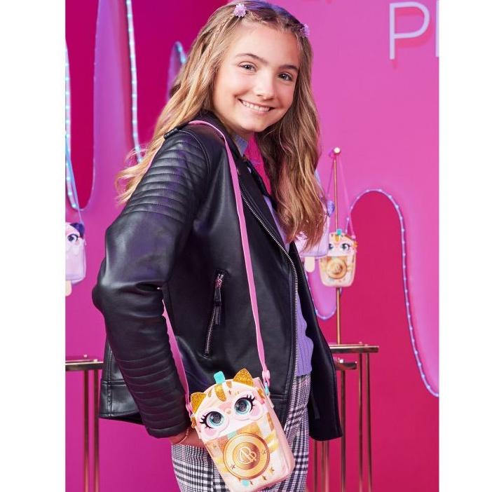 Túi Purse Pets phát sáng đổi màu với 25 âm thanh và phản ứng thú vị khi chạm vào