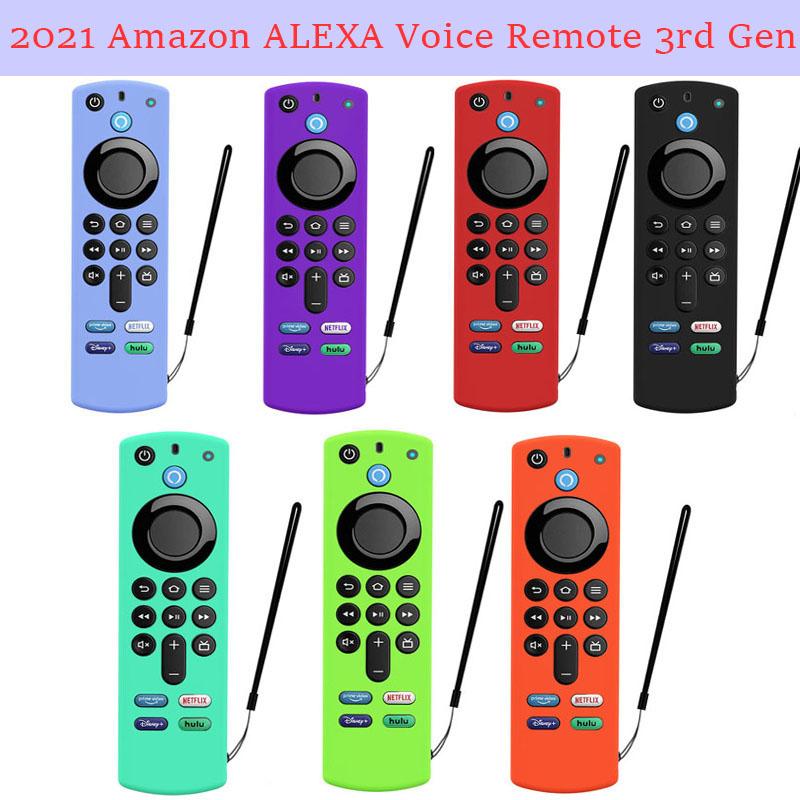 2021 Bìa bảo vệ silicon mềm cho A-Mazon Alexa Fire TV Stick