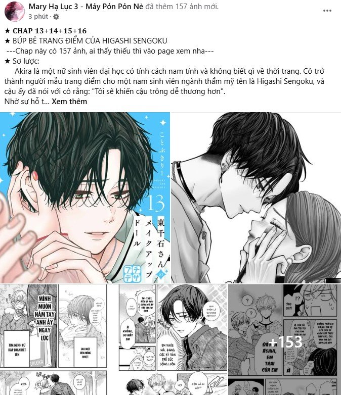 búp bê trang điểm của higashi sengoku chapter 16.1 43