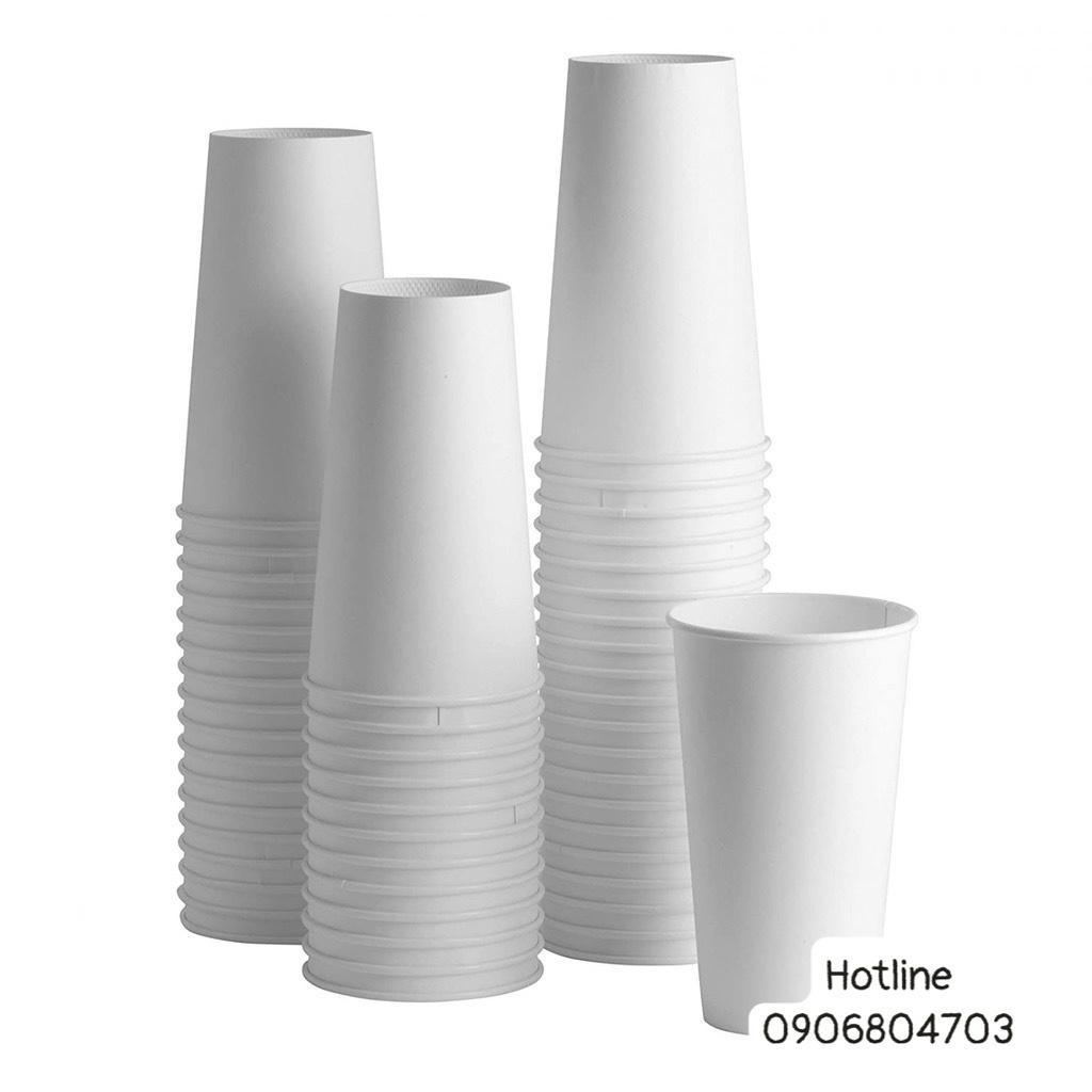 50 Ly giấy cafe in hình 14oz ~ 360ml giữ nhiệt, chống thấm cao cấp
