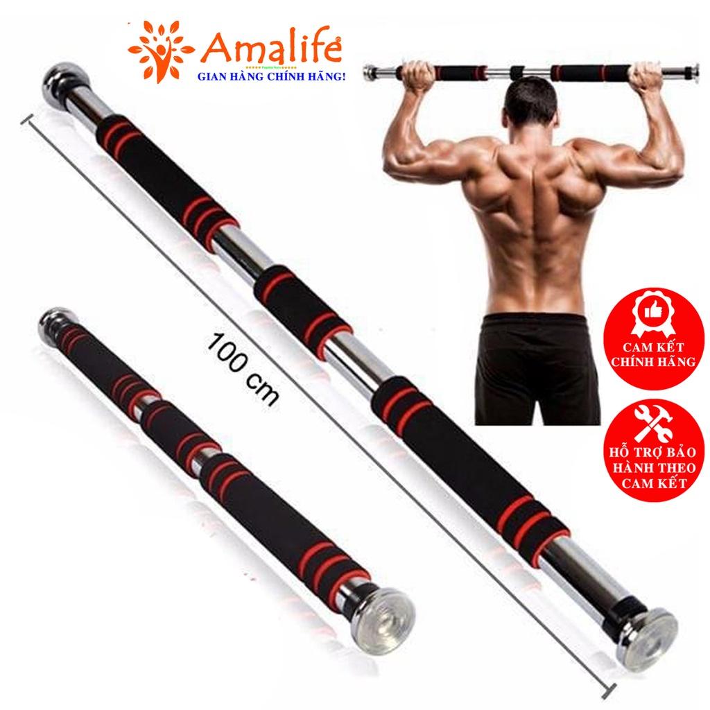 Thanh Tập Xà Đơn Treo Tường Gắn Cửa Nhiều Cỡ Từ 62-120cm Tùy Chỉnh Tập Gym Tập Thể Thao Chính Hãng Amalife