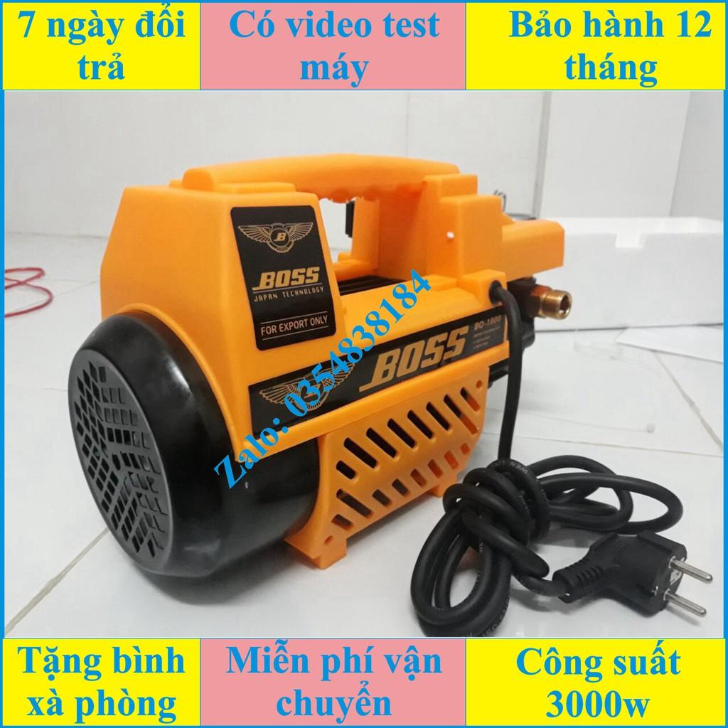 Máy rửa xe áp lực cao BOSS - 3000W (kèm bình tạo bọt tuyết)