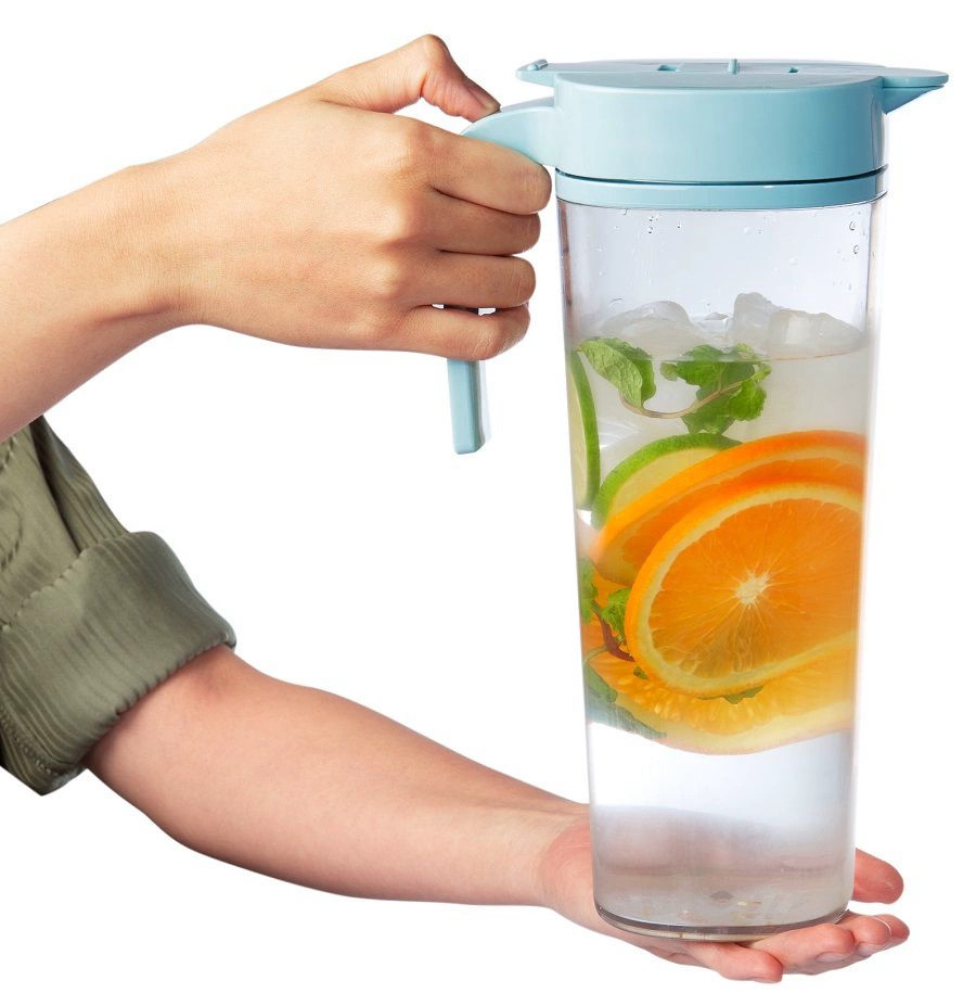 Bình Nước Cao Cấp Biwa Chuẩn Nhật 1.2L và 1.6L - Nguyên liệu nhựa nguyên sinh cao cấp an toàn cho sức khỏe ( Tặng kèm khăn lau pakasa) - Hàng Chính Hãng (Giao màu ngẫu nhiên)