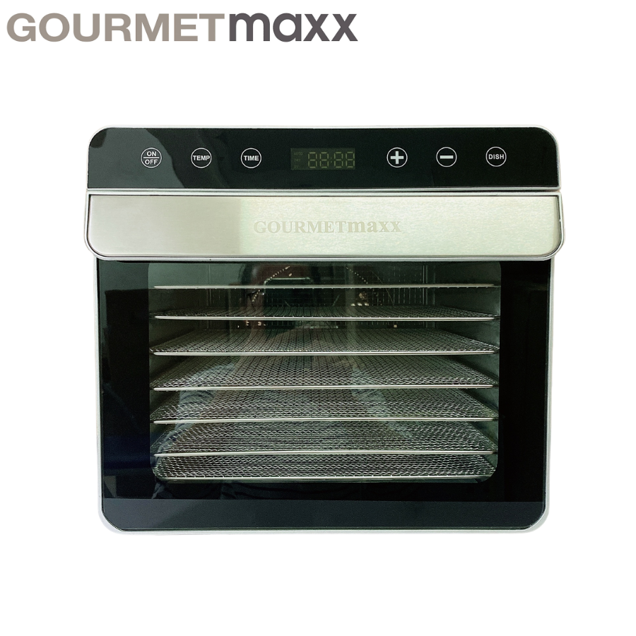 Máy sấy thực phẩm GOURMETMAXX 8 khay - đèn UV diệt khuẩn, thân vỏ 2 lớp - Thương hiệu Đức - Hàng chính hãng