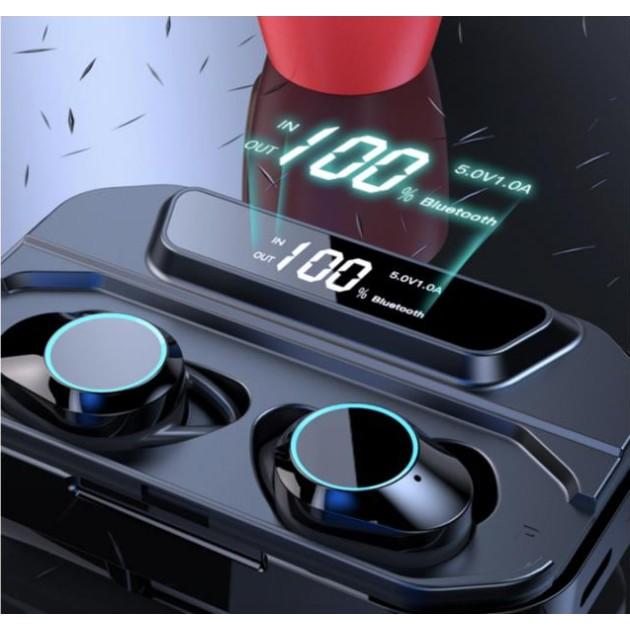 _Tai nghe nhét tai chống ồn Bluetooth G02-TWS tích hợp pin sạc dự phòng 3300mah - AsiaMart