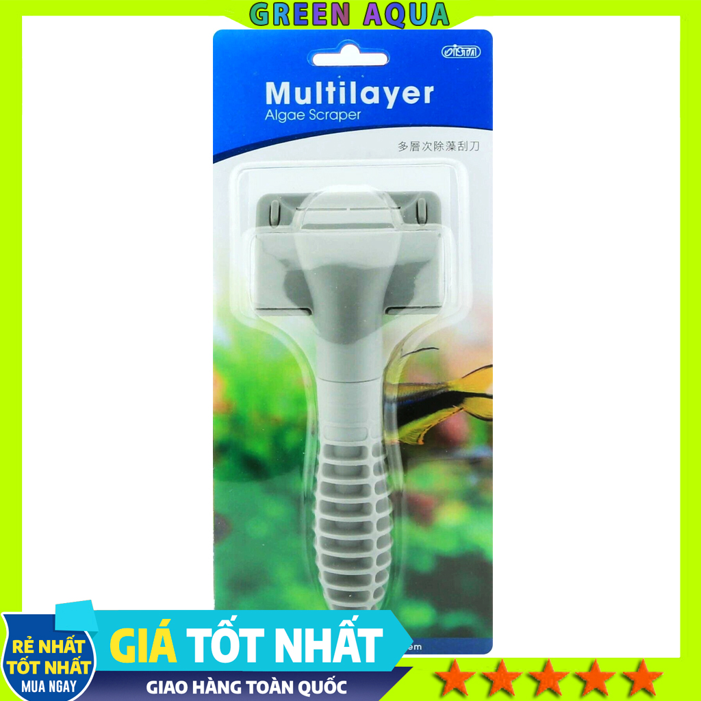 ISTA - Multilayer Algae Scraper | Dao cạo vệ sinh rêu tảo trong hồ cá cảnh thủy sinh, hồ cá biển